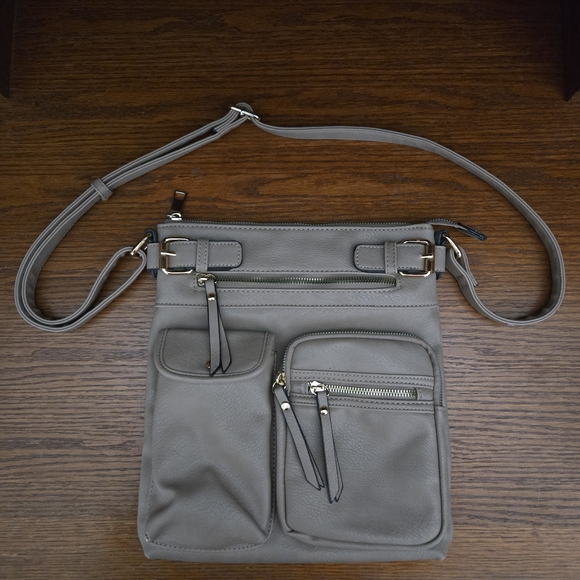 Handbags - Beige / Stone Crossbody Multi-Pocket Bag | Adjustable Strap Everyday Neutral